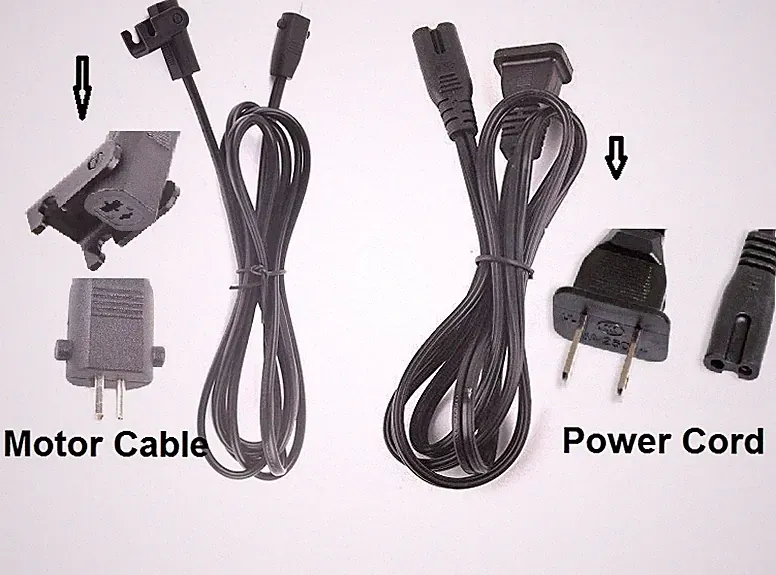 Okin Limoss Lift Chair Recliner AC Power Cord and Motor cable for transformer